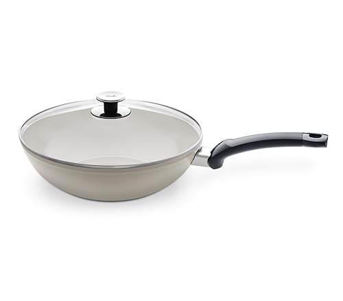Wok cerámico Fissler Ceratal Comfort 11 pulgadas con tapa miniatura 1