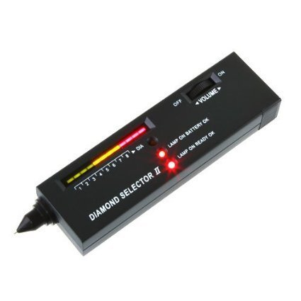 Portable Jewelry Diamond Gemstone Gems Tester Selector Ii Tool Led 9V Battery Included #TOP1
