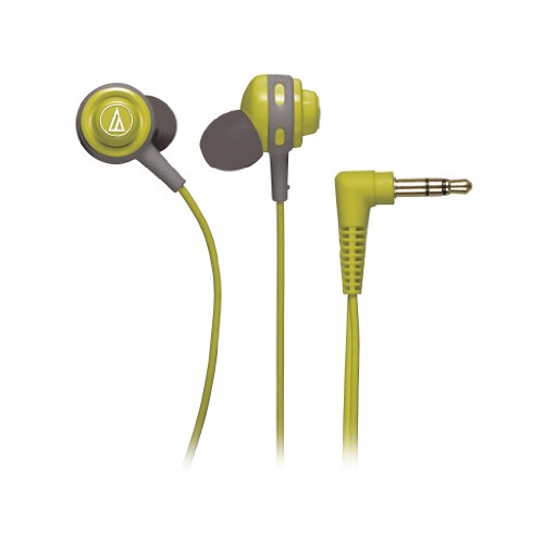 Audio Technica ATHCOR150LG In-Ear Headphones, Lime Green