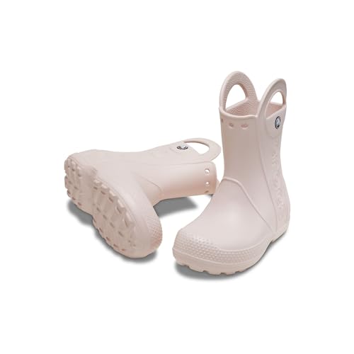 Image of Crocs Kids' Handle It Rain Boots | Waterproof Slip On Shoes | Kids' Rain Boots