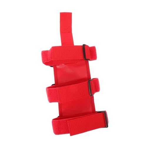OSALADI for Vehicle Holder Mount for Extinguisher Wall Extinguisher Fixing Red Suite Nylon Car