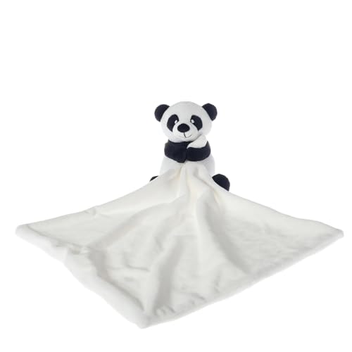 Image of Apricot Lamb Stuffed Animals Security Blanket Panda Infant Nursery Character Blanket Luxury Snuggler Plush (White Panda, 10 Inches)