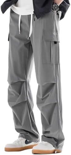 （23:30時点） [ROOKMZU] カーゴパンツ メンズ 夏 接触冷感 ズボン 男女兼用 アイスシルクパンツ メンズ ストレッチパンツ 速乾カジュアルパンツ イージーパンツ 冷感パンツ 夏服 涼しいズボン カーゴパンツ レディース 大きいサイズ