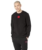 HUGO Boss mens Blouson Pullover Sweater, Raven Black, Large US