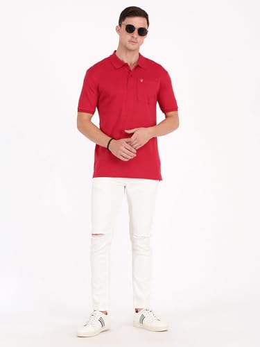 Image of Macroman M-Series Men's Solid Regular Fit T-Shirt