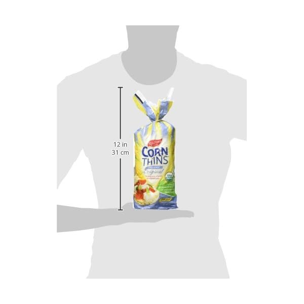 Real Foods Original Organic Corn Thins, 5.3 oz, 2 pk