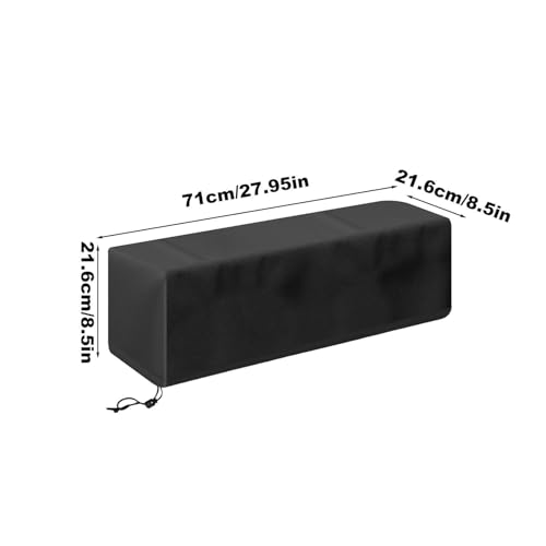 Housse imperméable pour brasero rectangulaire protège votre table des intempéries - 7