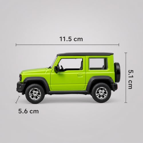 Image of Wizplex MSZ Suzuki Jimny 1:43 Scale Officially Licensed Die Cast Metal Car - Pull Back Off-Road SUV with Openable Doors, Collectible Showpiece for Kids & Car Enthusiasts
