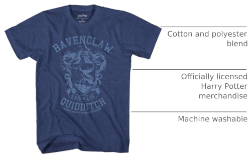 Harry Potter Ravenclaw Quidditch Team Boys Youth T-Shirt (LG, Navy Heather) by Harry Potter - Used condition - Image 2
