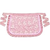 Glixoft Süße Taillenschürze 2, Bestickte Spitzenschürze, Bistro-halbschürze Für Esszimmer, Mädchen, Frauen, Kellner, Kellnerinnen, Köche