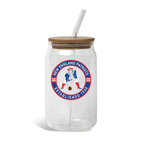The Memory Company Officially Licensed 16oz Vintage Logo Glass with
