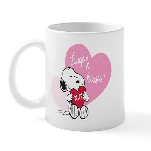 CafePress Snoopy Hugs And Kisses Mug 11 oz