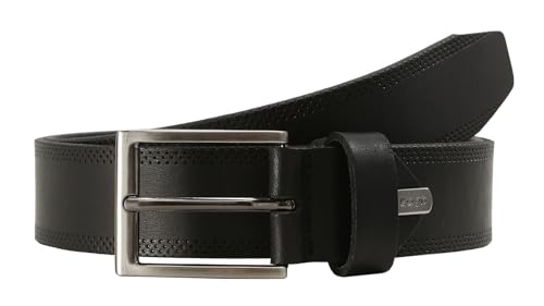 Ceinture LLOYD cuir noir W80 haut de gamme raccourcissable
