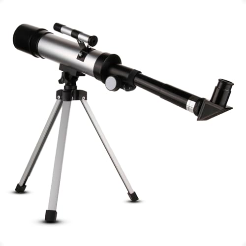 Kit Telescopio Astronômico Luneta F36050 Profissional Portátil Completo com Tripé