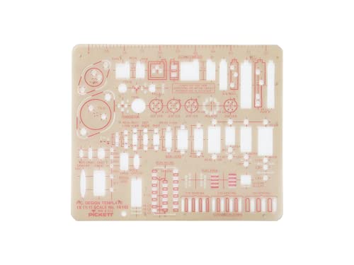 Pickett Design Component Master Template 1616I avec ouvertures biseautées anti-bavure