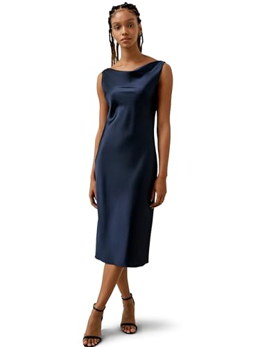 Amazon.com: LilySilk 100% Mulberry Silk Dress Below Knee Length
