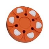 kowaku Roller Hockey Puck, Hockey Street Puck, Gift Versatile Street Floor Training Ball, Hockey Ball for Game Practice Outdoor, Orange