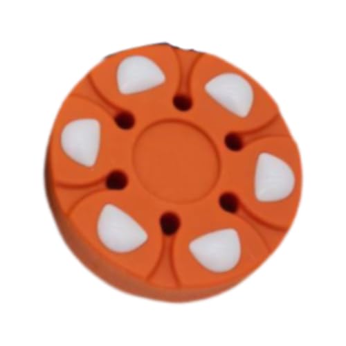 kowaku Roller Hockey Puck, Hockey Street Puck, Gift Versatile Street Floor Training Ball, Hockey Ball for Game Practice Outdoor, Orange