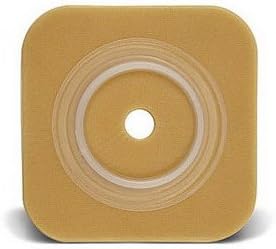 51413155BX - Sur-Fit Natura Durahesive Cut-to-Fit Skin Barrier 4 x 4 without Tape, 1-3/4 Flange