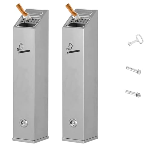 Porte-cigarettes d'extérieur mural anti-odeur et verrouillable