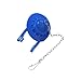 KUMGROT 2 Pcs Blue Universal Toilet Stopper Flapper Tank Flusher Replacement Kit Soft Durable PVC Toilet Flappers with Stainless Steel Chain, 3