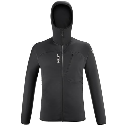 MILLET Lokka Hoodie Iii M Hoodie para homem, Preto (Novo logo), XL