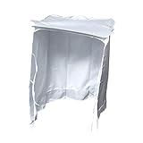 KITANDOVE Funda Para Lavadora Carga Cremallera Plateada Cuerdas Para Ajuste Lavado Y Secadora Sol
