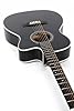 Sigma Guitars 000MC-1E Black folk electro-acoustic guitar #3