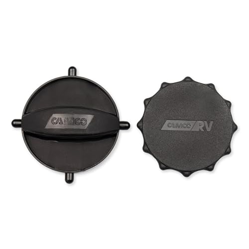 Camco Rhino Flex Cap Bayonet and Elbow Cap - Seals Both Ends of Your Sewer Hose to Form a Odor Tight Connection While Storing (2 Pack) (39753) by Camco - Used condition - US$7.86