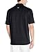 Callaway Men's Golf Textured Performance Short Sleeve Polo Shirt, True Black, Medium