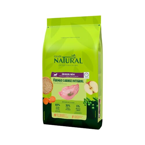 Ração Guabi Natural Cães Adultos Médio Frango e Arroz 2,5 kg