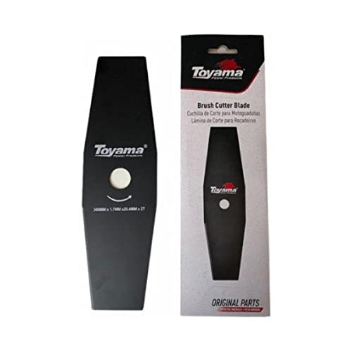 Lâmina para roçadeira 2 pontas 350 x 25,4 mm - Toyama