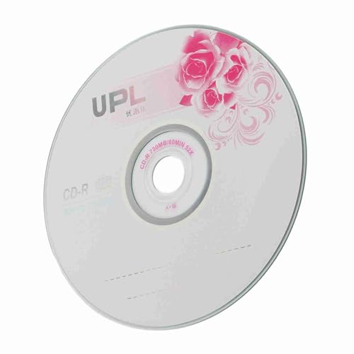 Annadue Discos CD R en Blanco, Discos Grabables de Capacidad de 730 MB con Escritura 52X, Grabación 52X, Material de PC Duradero, para Imágenes Digitales, Almacenamiento de Datos (50 Uds.)
