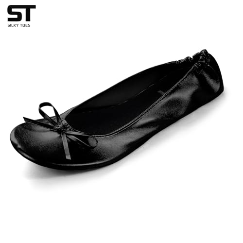 Image of Silky Toes Foldable Flat Shoes for Women | Portable Ballet Flats for Weddings, Parties, Events, Travel |Comfortable Cushioned