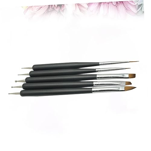 NOLITOY 15pcs Double Tip Nail Art Painting Pens Manicure Dotting Carving Brush Ball Styluses for Fine Nail Art Work Comfortable to Hold Compact Design