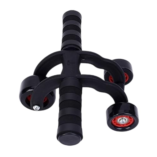 Oshhni Rodillo para abdominales, portátil para ejercicios abdominales, entrenamiento de fuerza para gimnasio, hogar, hombres y mujeres.