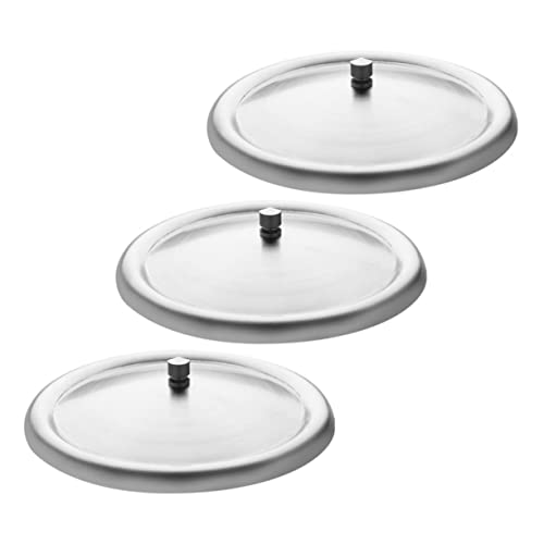 ABOOFAN 3Pcs Cup Covers Heat Preservation Lids for Home Party Camping Round Design to Prevent Spills and Keep Drinks Fresh Easy to Use and Clean