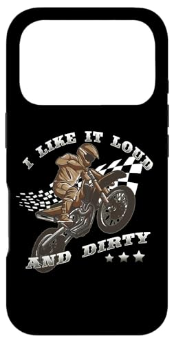 I Like It Loud & Dirty Motocross Quote �X�}�z�P�[�X iPhone 17 Pro �p