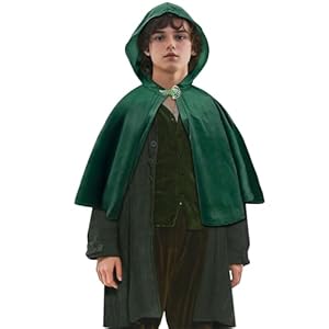 Keland Hobbit Umhang mit Blattbrosche