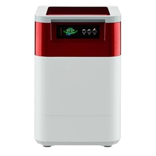 Electric Kitchen Composter, Food Waste Disposal Machine for Commercial Kitchen, Food Cycler Composting Machine, Odorless Electric Kitchen Food Waste Disposer, Compost Bin for Waste Utilization red