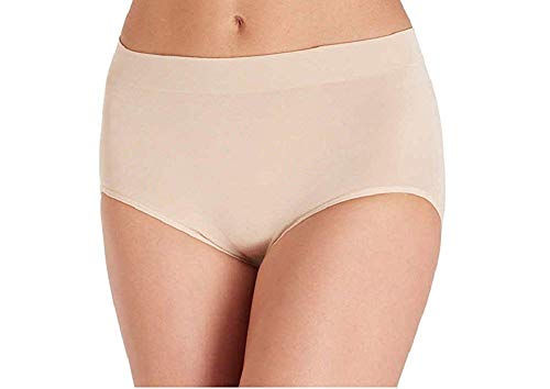 Image of Carole Hochman Women's Underwear Silky Soft Seamless Full Coverage Modern Brief Panties 5 Pack Multipack Regular & Plus Sizes