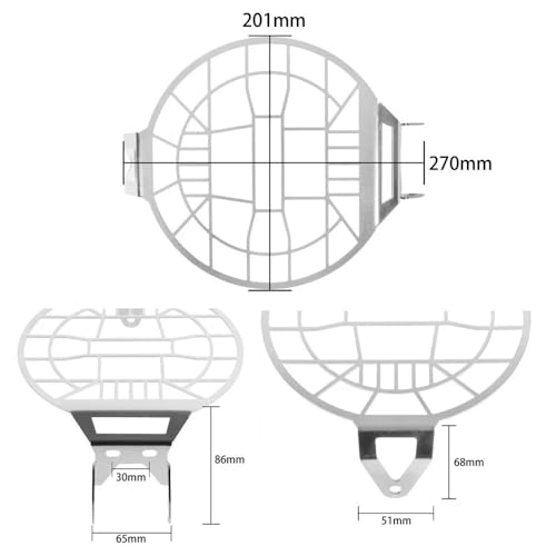 Grille de protection phare CB650R évitez les bris d'optique moto