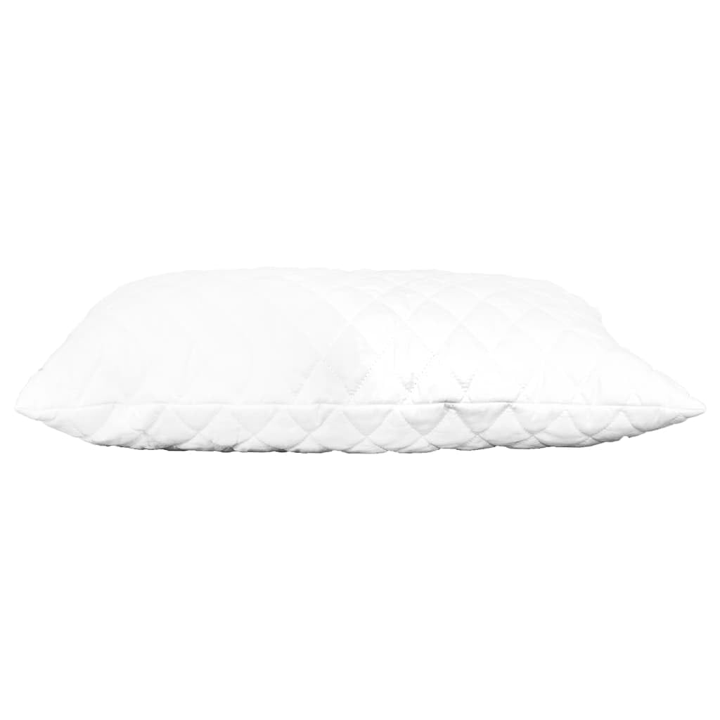 2 almohadas de 70 × 60 × 14 cm de espuma viscoelástica ergonómica, con funda transpirable y relleno viscoelástico para dormir boca abajo, lavable y refrescante