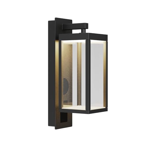 Applique extérieur LED à haute luminosité Ferdinand Lucande en aluminium noir