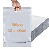 MUXHEL 100 Stück Versandtaschen, 45x35cm Versandtaschen Kleidung, Versandtüten für Kleidung, Warensendung Versandbeutel, Versandbeutel Selbstklebend, für Warenverpackung