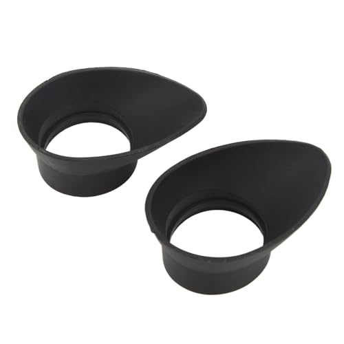 Copas para ojos binoculares de 27mm de goma plegable para oculares
