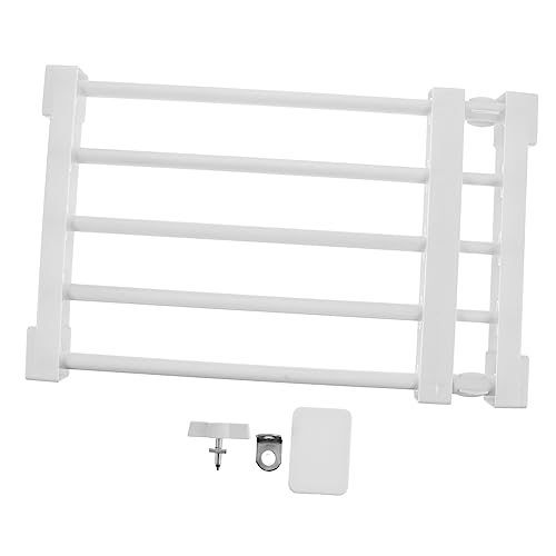 OKUMEYR Closet Rack Tension Storage Partition Rust-Proof Easy to Assemble Space Versatile