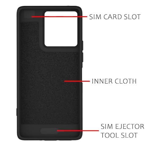 Image of Back Cover | MagFit Ring Design (Non-Magnetic) | Shockproof Protection | Anti-Slip Grip | Raised Camera Edges | Slim Protective Case for Motorola Moto G67 Power 5G / G57 Power 5G (Matte Black)