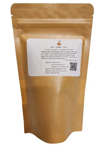 Té orgánico de cúrcuma 113 g hoja suelta miniatura 7