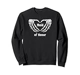 Maid of Honor Goth Wedding Gothic Goblincore Aesthetic Sweatshirt